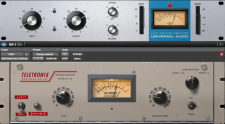 The 1176 and LA2A compressors are a fantastic combination for serial compression in a vocal mix.