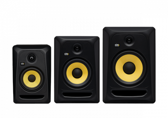 small vs big studio monitors, krk